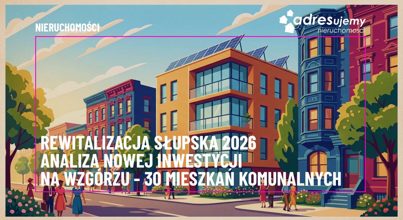 Nowe oblicze ulicy Na Wzgórzu. 30 lokali komunalnych w Słupsku – analiza inwestycji 2026