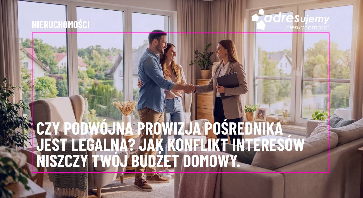 Czy podwójna prowizja pośrednika jest legalna? Jak konflikt interesów niszczy Twój budżet domowy