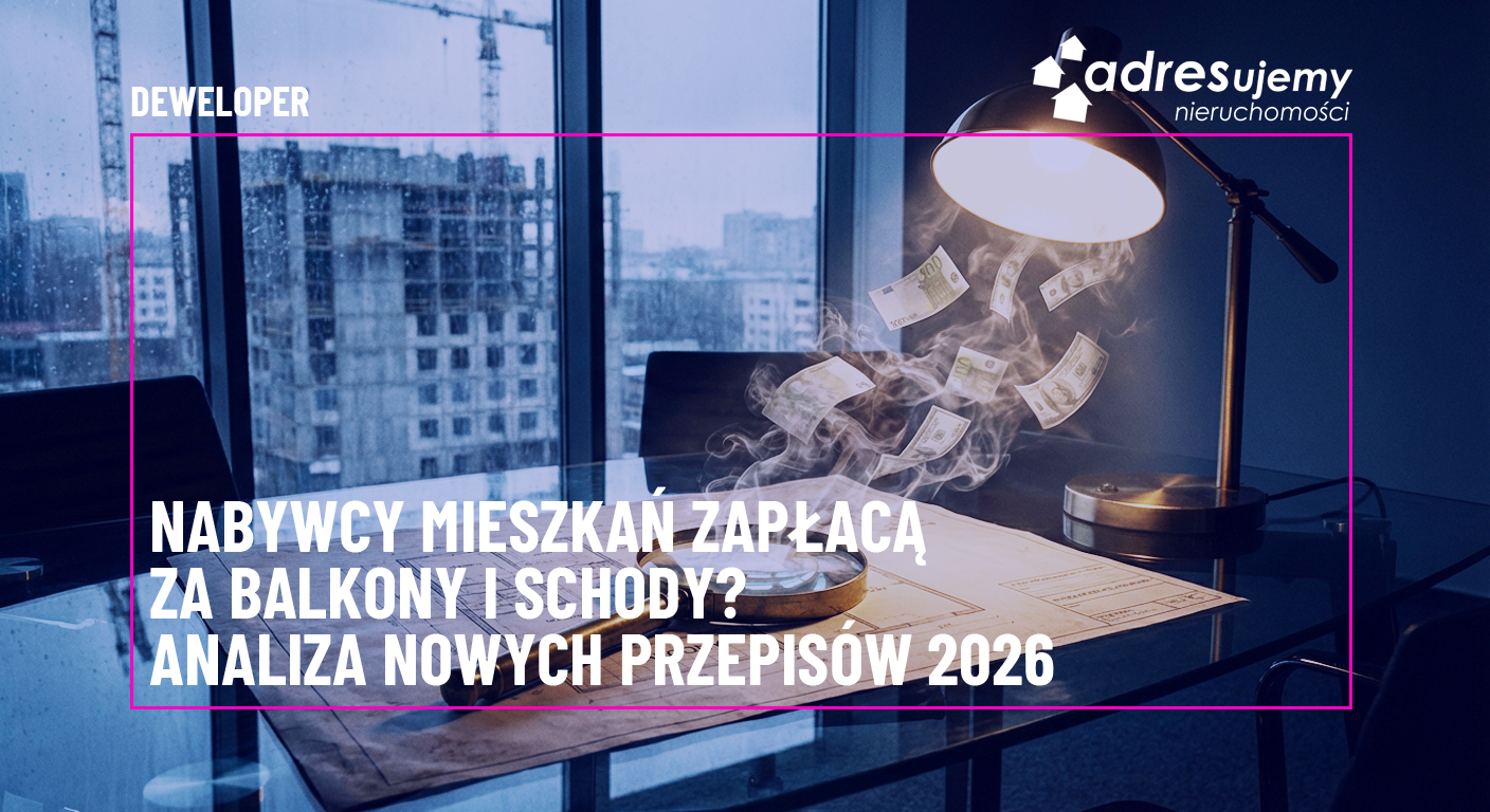 Nabywcy mieszkań zapłacą za balkony i schody? Analiza nowych przepisów 2026