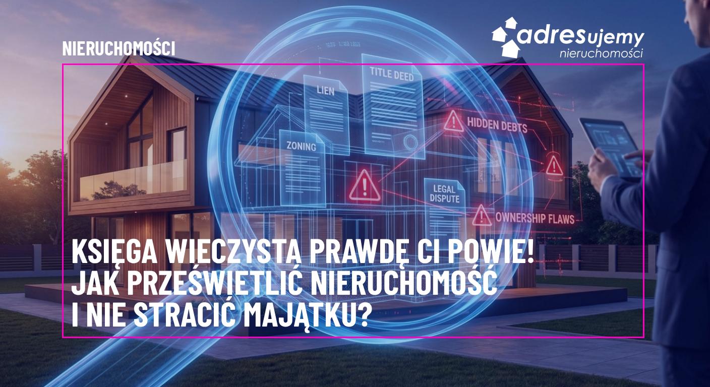Księga Wieczysta prawdę Ci powie. Jak prześwietlić mieszkanie, dom lub działkę i nie stracić majątku?
