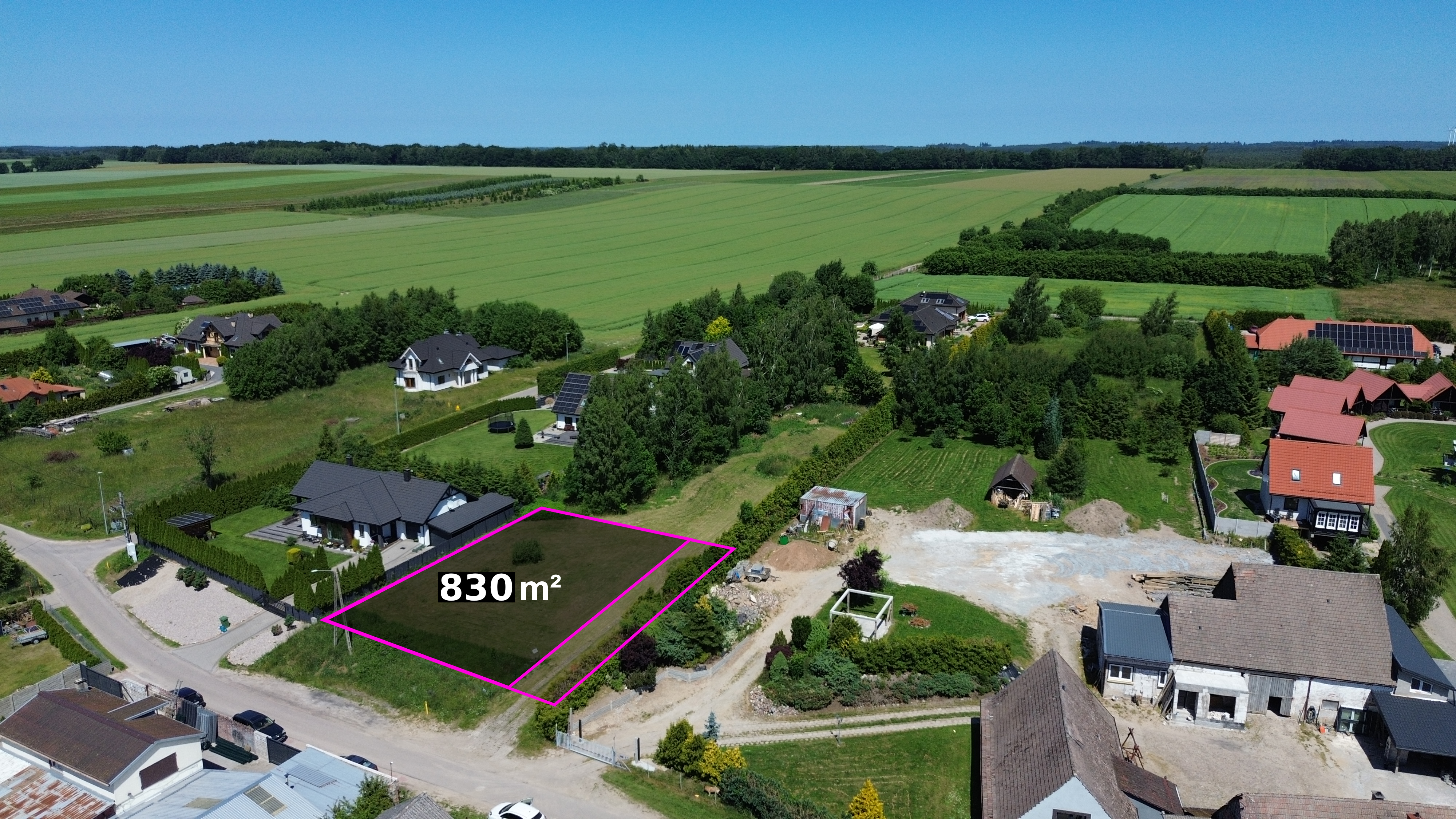 Działka Budowlana 800 m2 Włynkowo