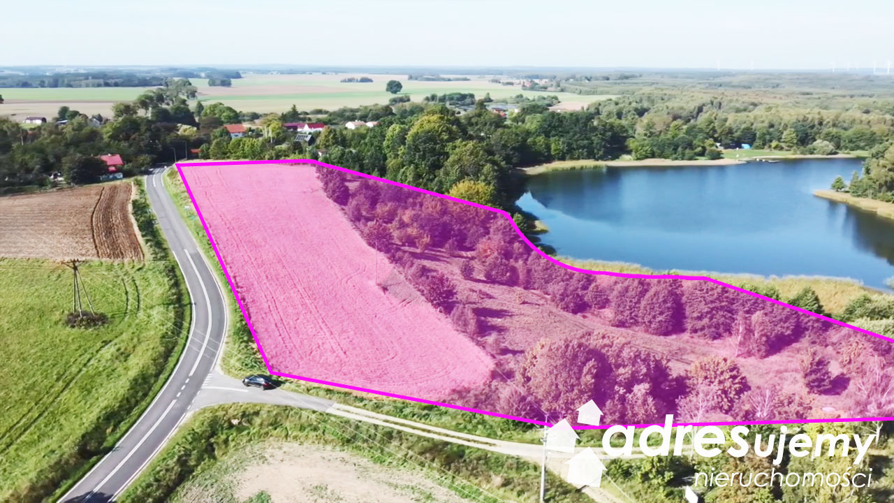 DZIAŁKA Z LINIĄ BRZEGOWĄ - zdjęcie 6