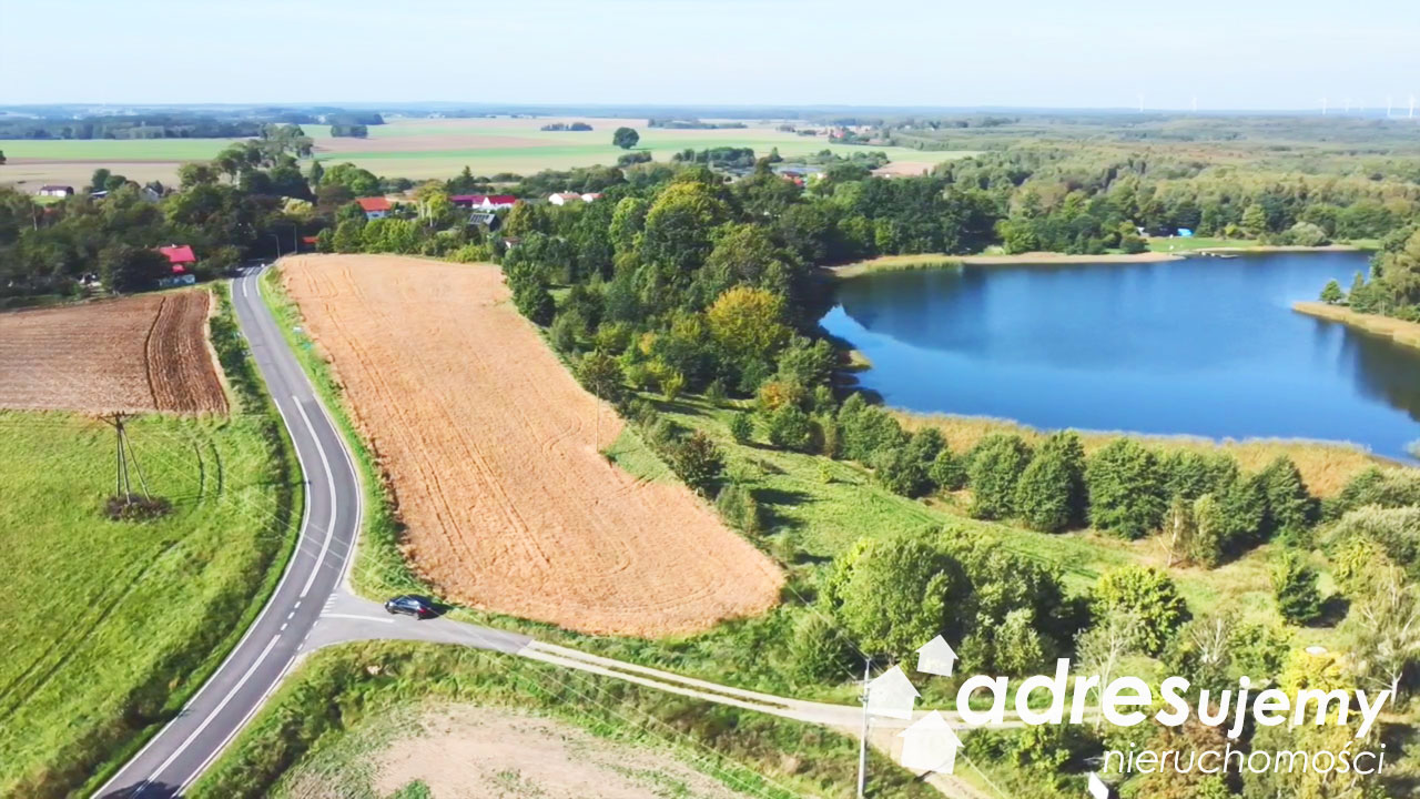 DZIAŁKA Z LINIĄ BRZEGOWĄ - zdjęcie 1