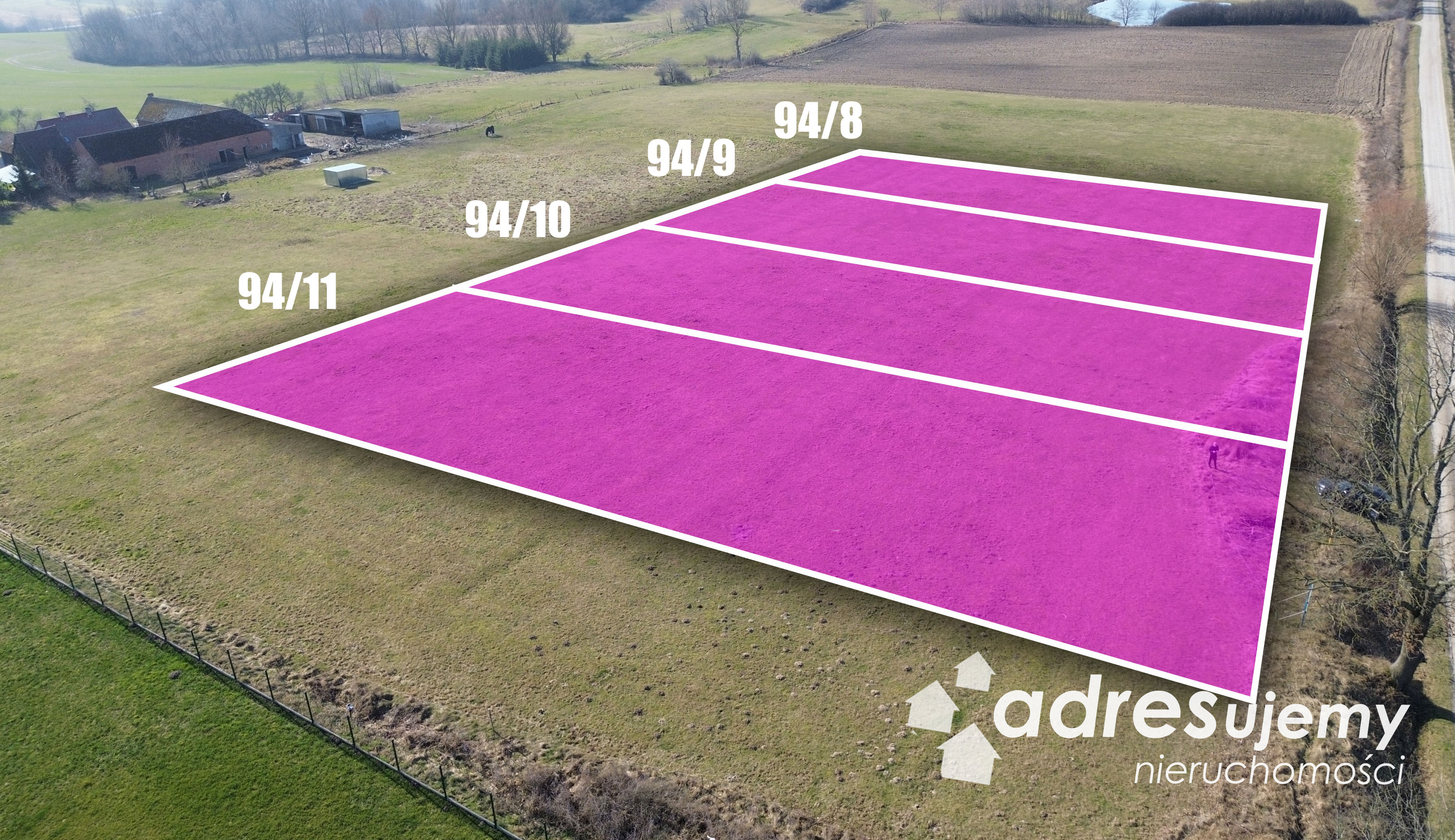 4 działki budowlane w Kopnicy gmina Darłowo - zdjęcie 3